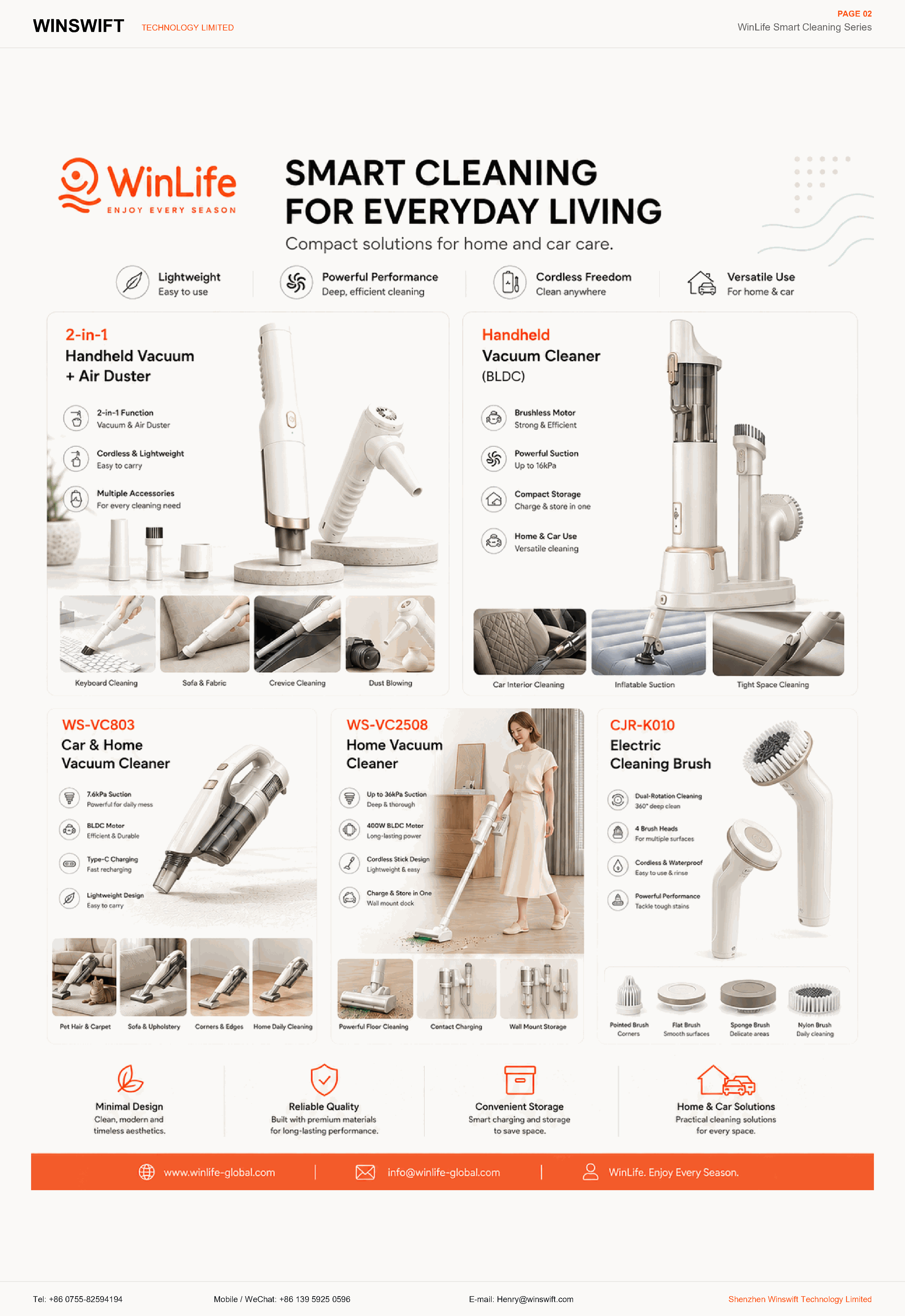 WinLife Smart Cleaning Series product poster
